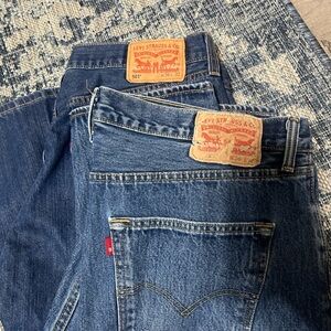 Levi's Classic Blue Denim Jeans